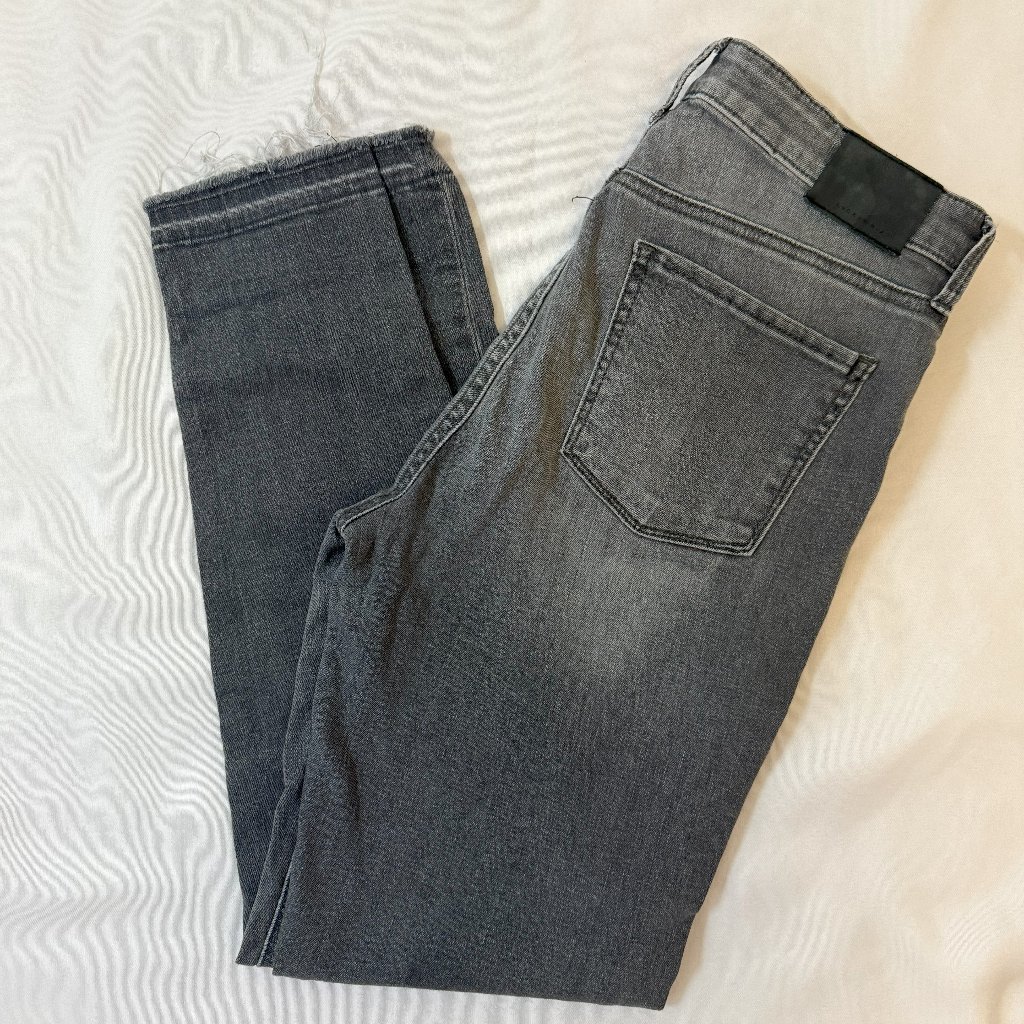 Lucky Brand High Waist Bridgette Skinny Jeans  GrayBlack Womens Size 8